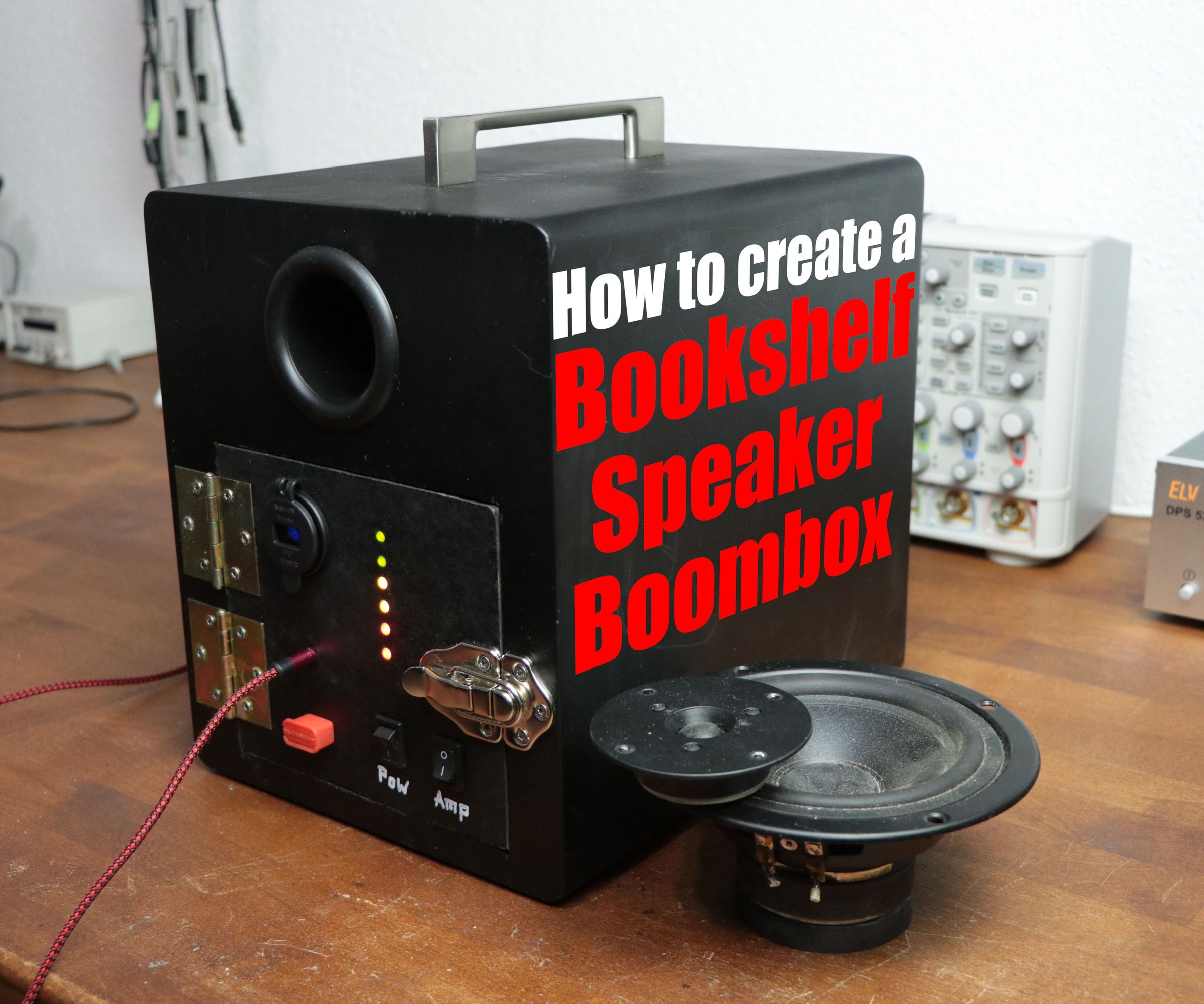 How to Create a Bookshelf Speaker Boombox