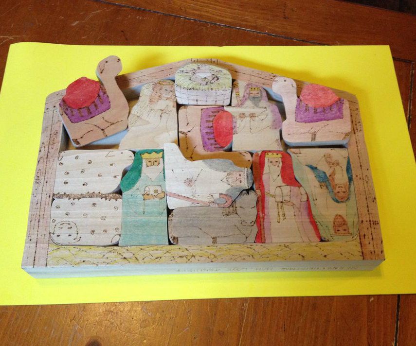 Puzzle Piece Nativity