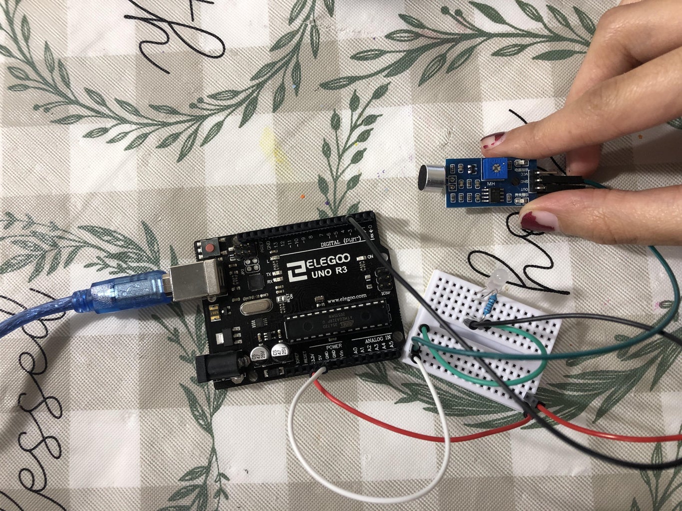 Sound Sensor to Led (Arduino) - Instructables