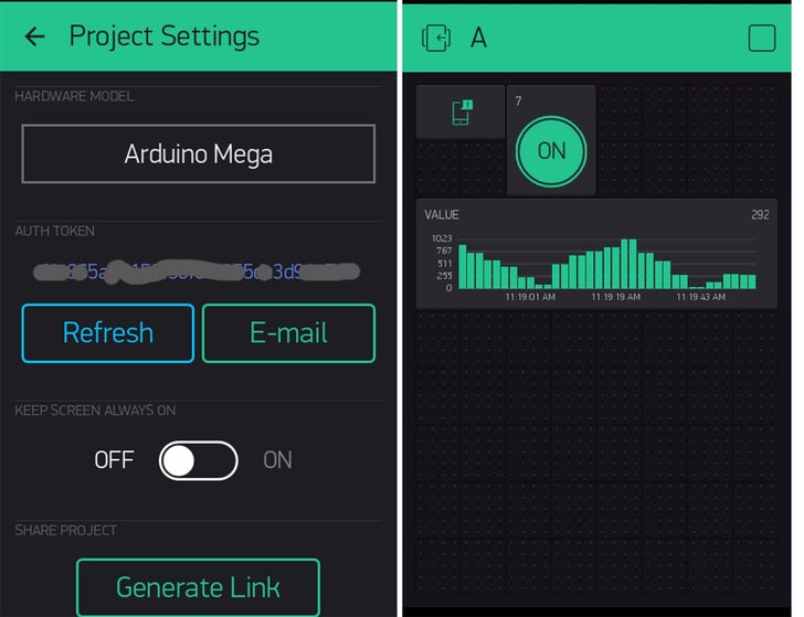 Connecting, Controlling and Monitoring Arduino Pins Using Blynk App