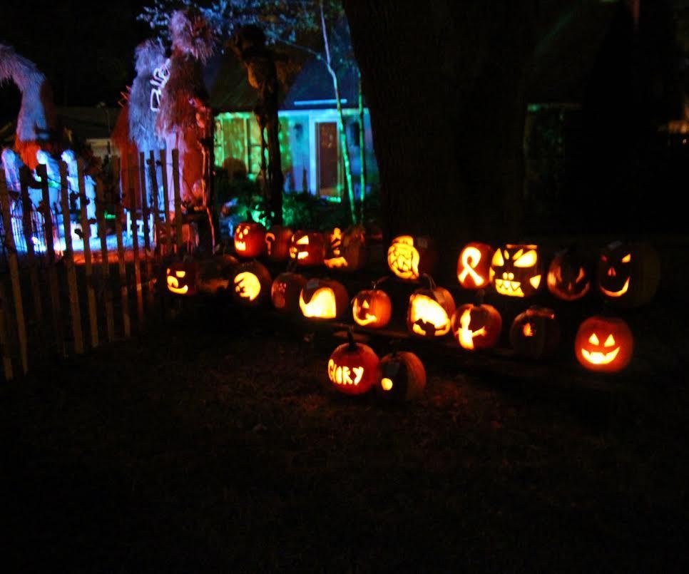 Halloween Display Pumpkins
