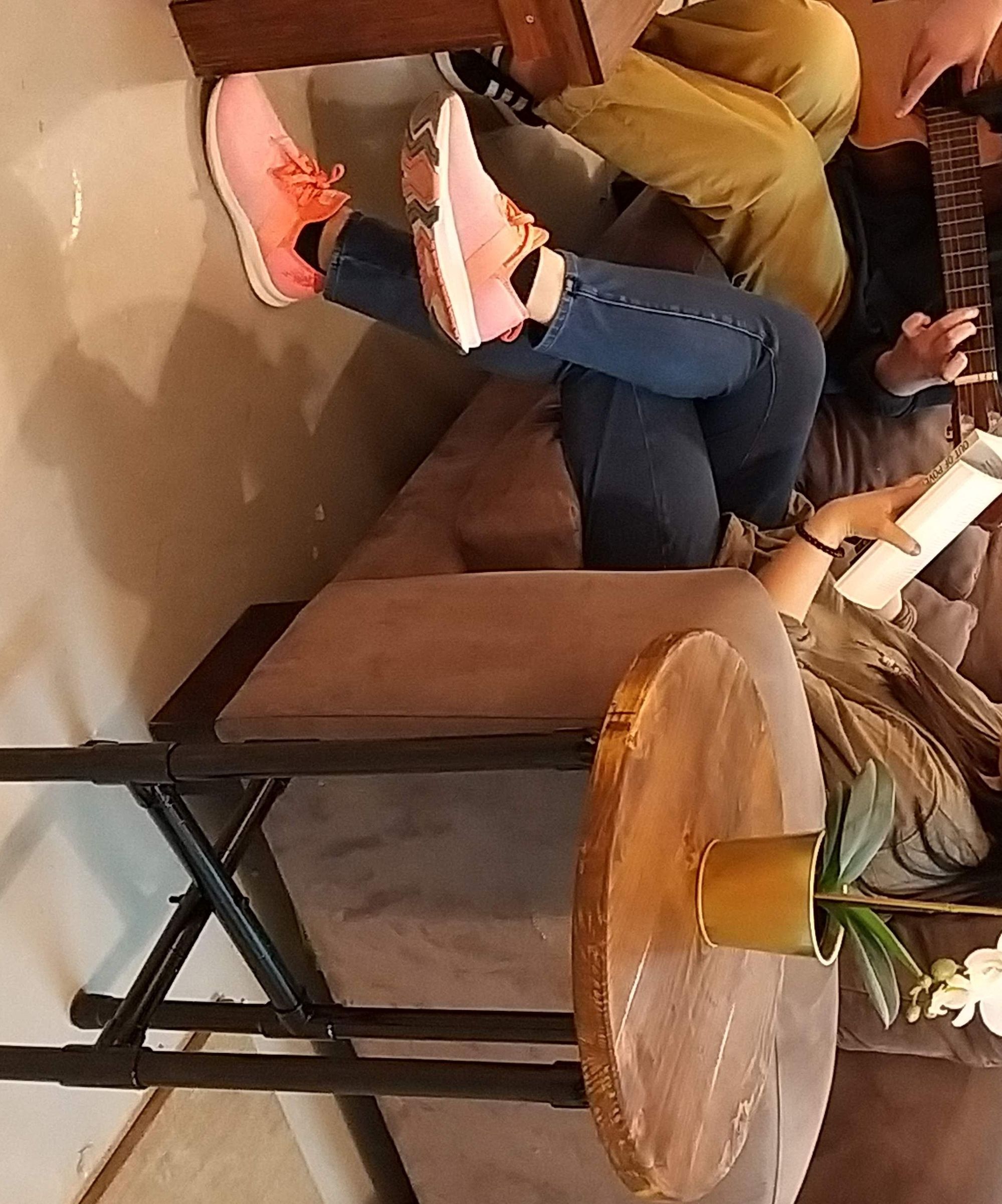 Vintage PVC Pipe Side Table