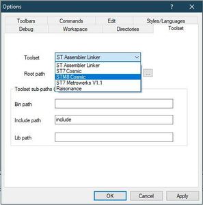 Setup ST Visual Develop With the Cosmic STM8 Compiler : 11 Steps ...