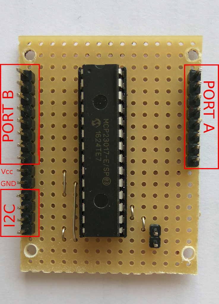 Adding an MCP23017 I/O Extender to Arduino or ESP8266