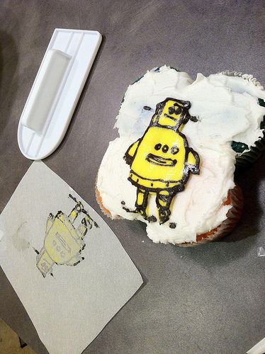 Frozen Buttercream Transfer