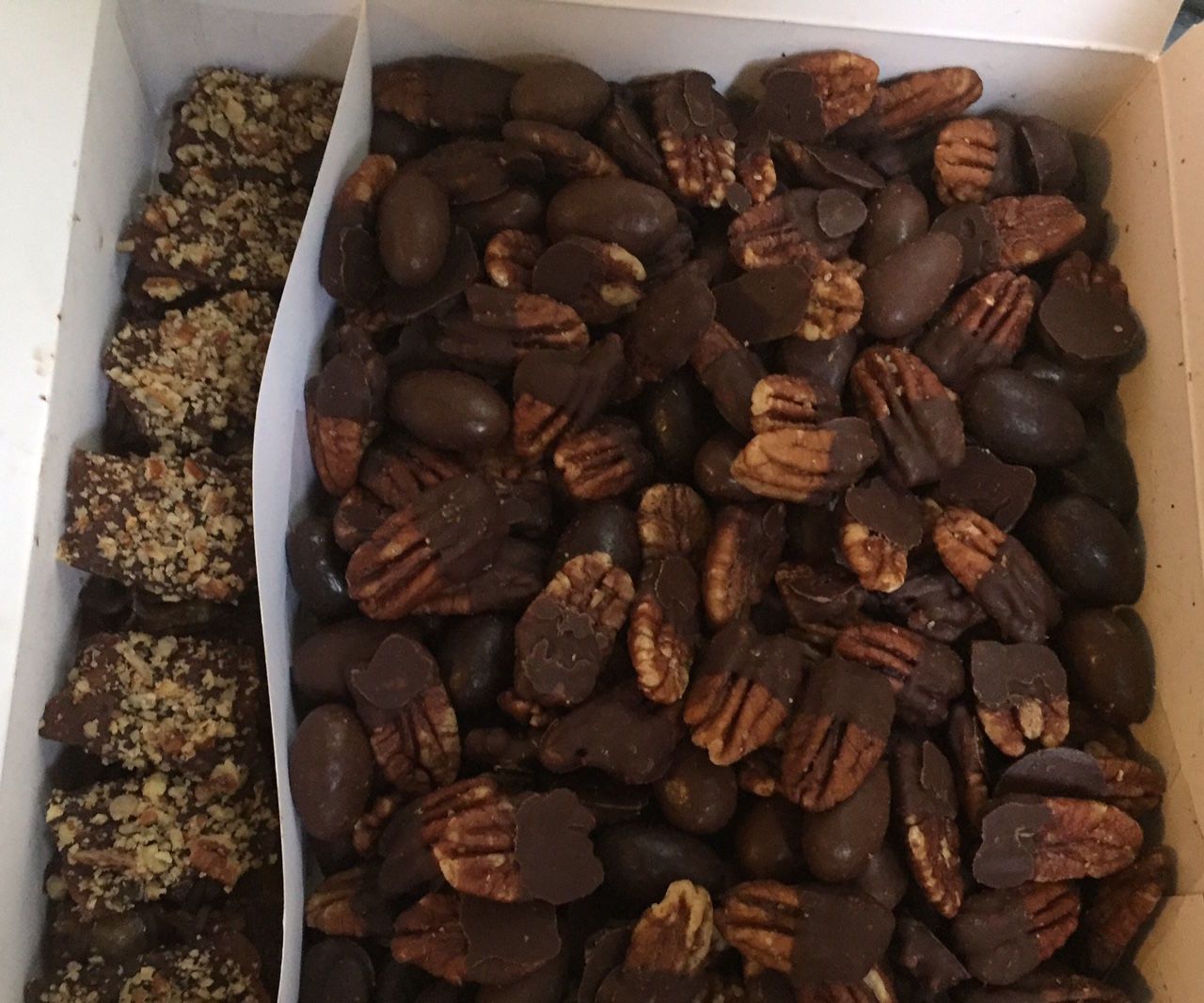 Chocolate Covered Bacon and Pecans (Low Carb)