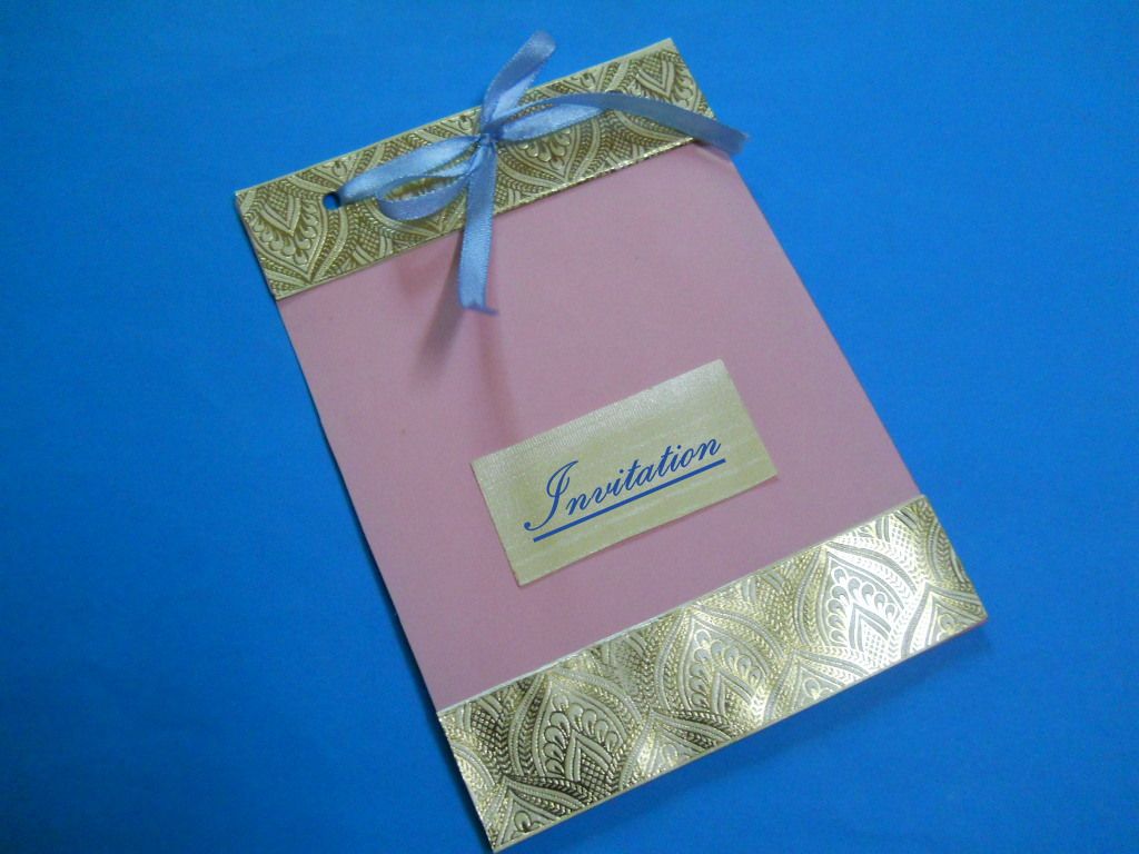 Simple Wedding Invitation Card