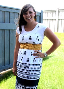 Ruffled Bow Belt