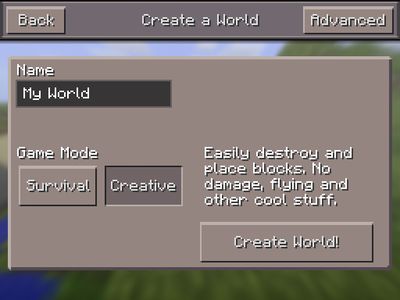Go on to Minecraft