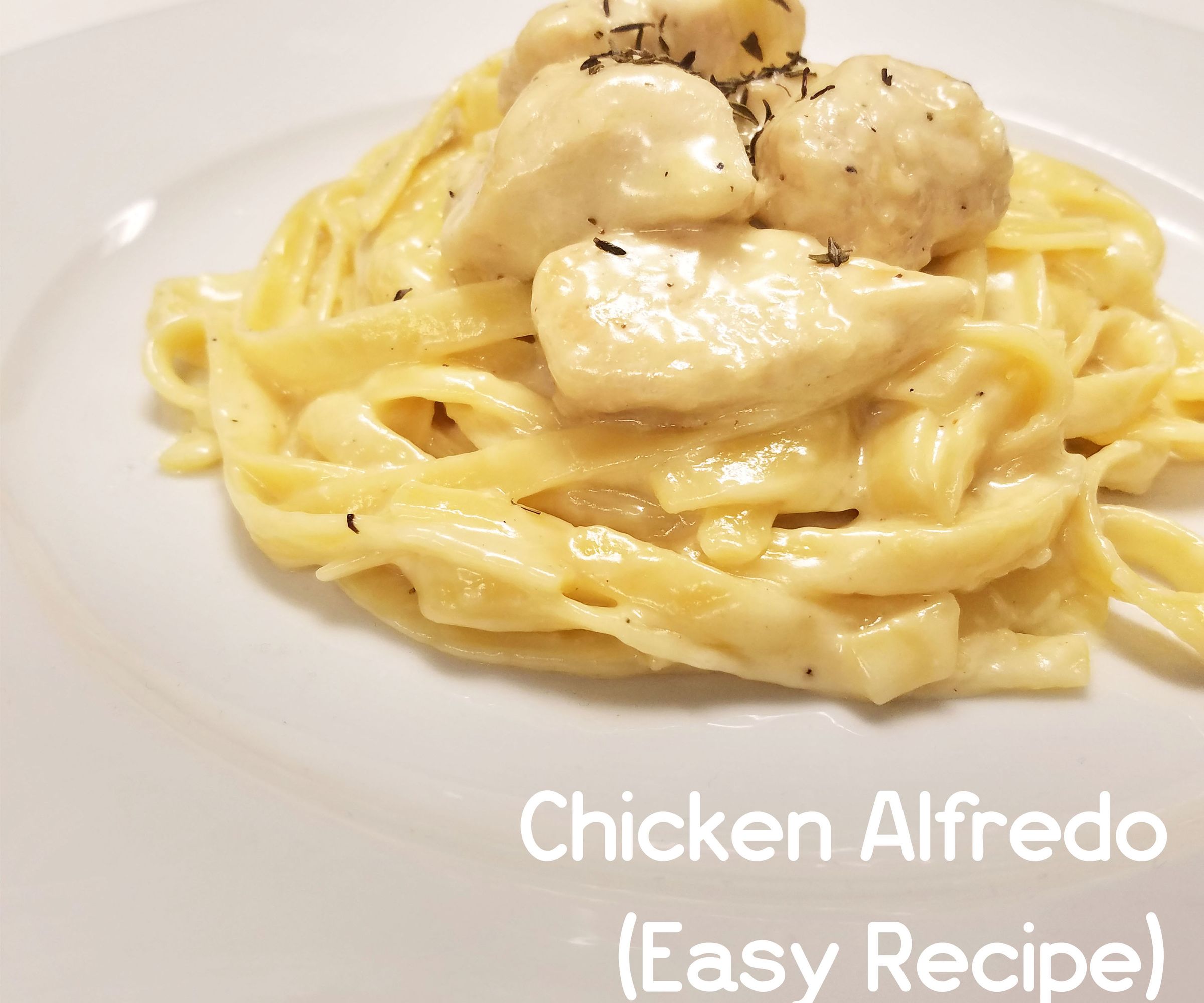 How to Make Chicken Alfredo (Modifiable Recipe)