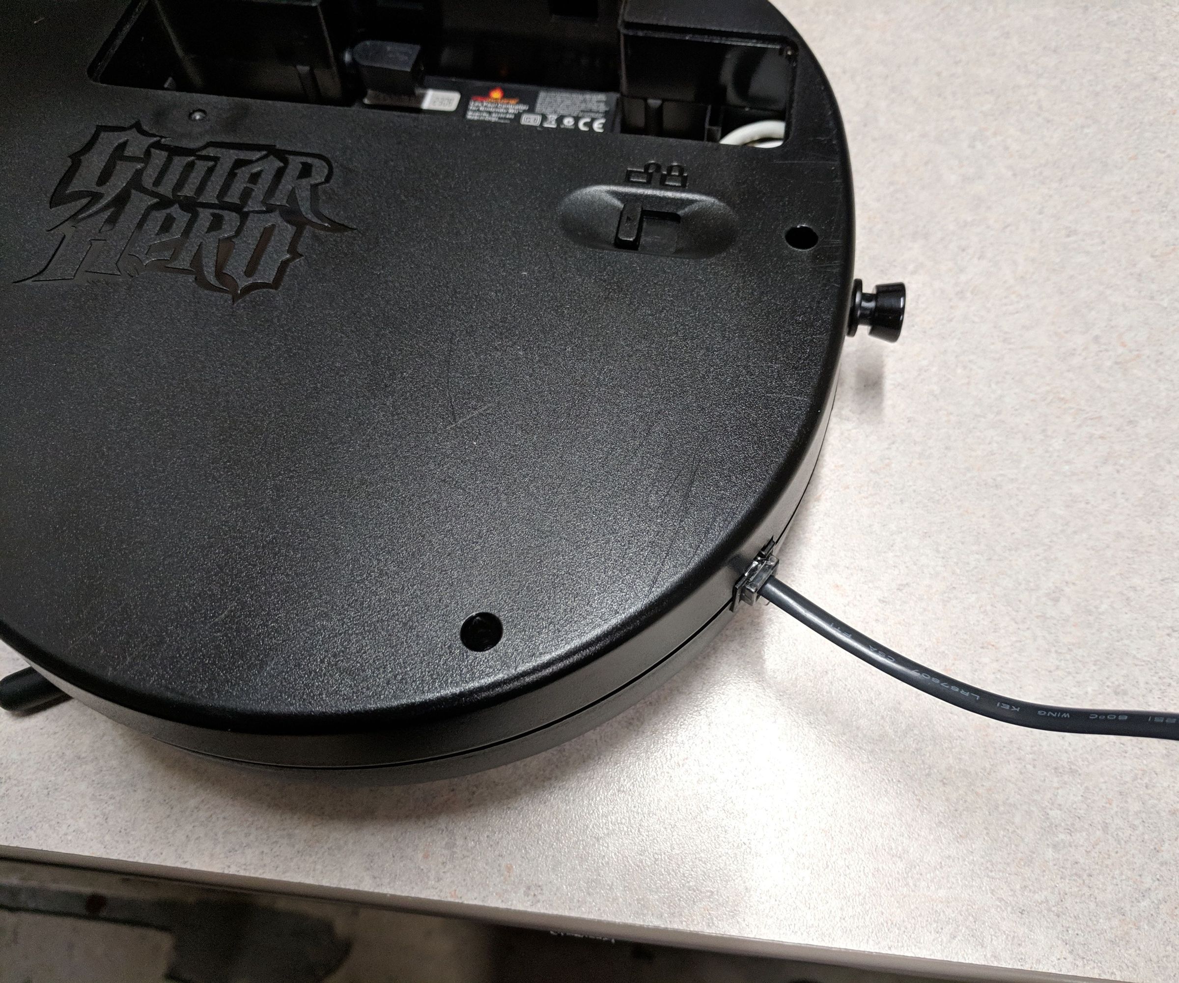 Guitar Hero Phone Jack [RJ11] Foot Pedal Mod