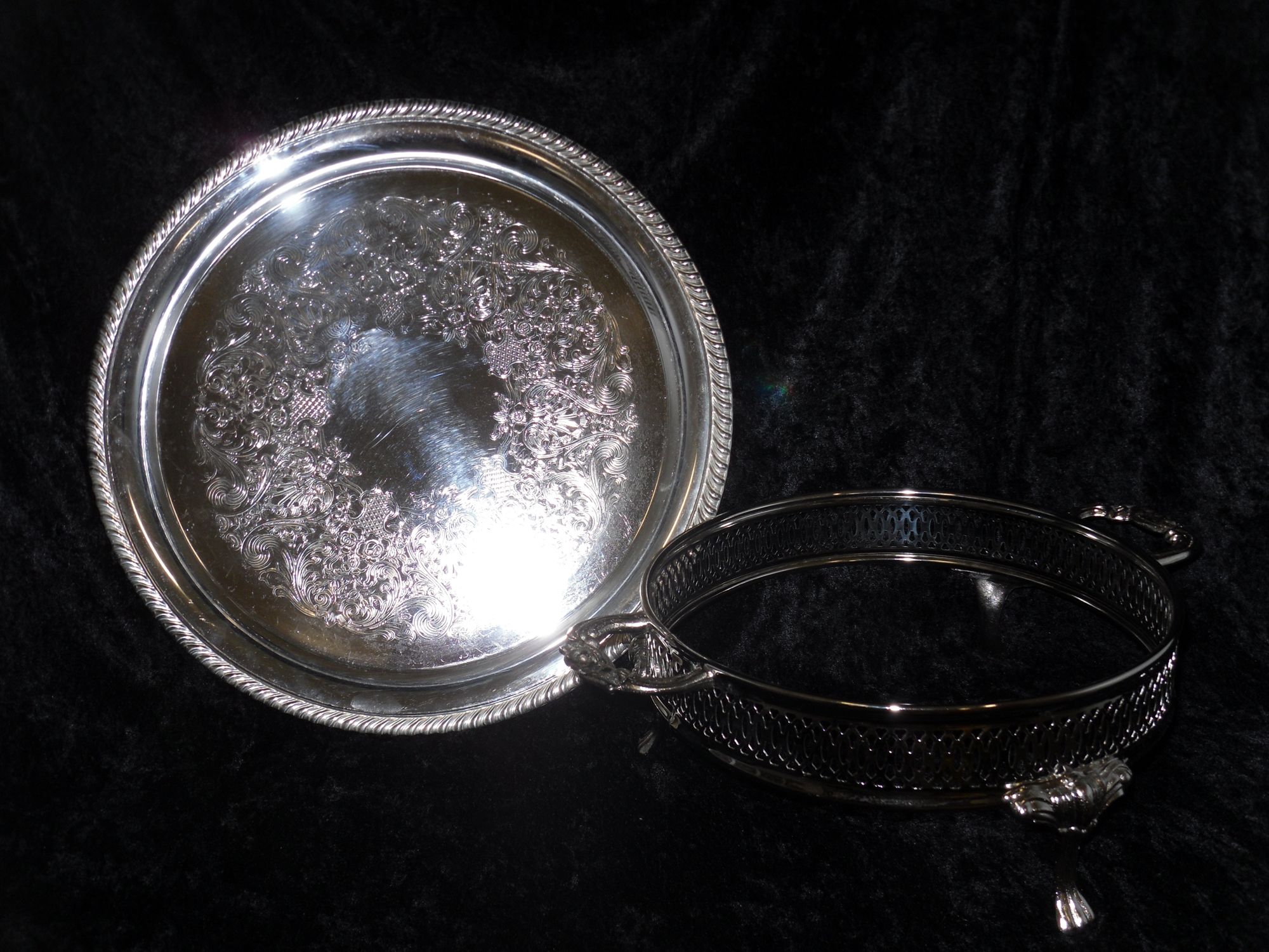 Design Thrift Store Silver Tray