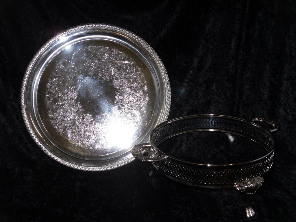 Design Thrift Store Silver Tray