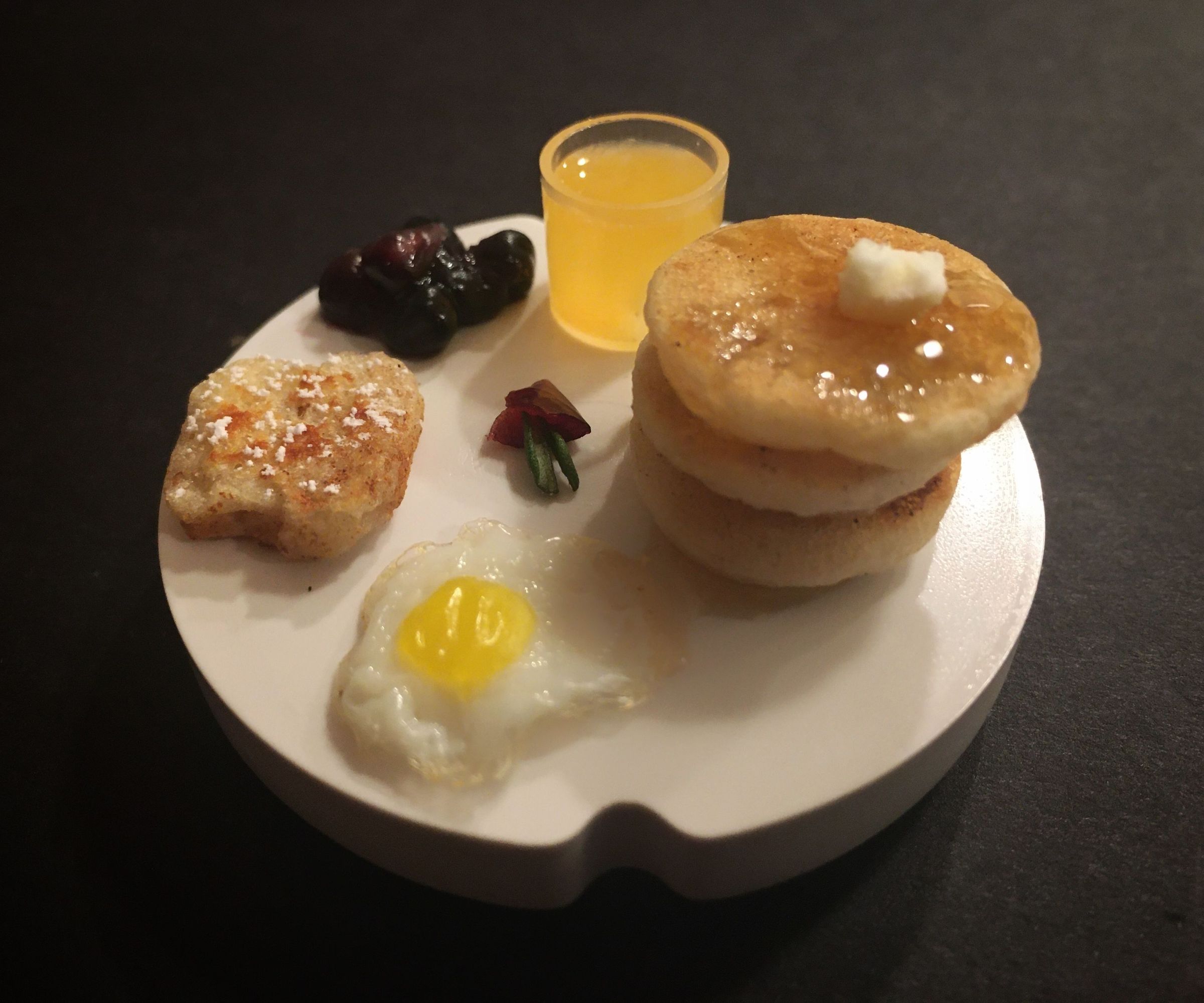 Edible Tiny Pancake Breakfast