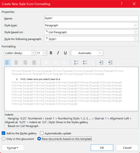 Adding MLA Format to Future Documents