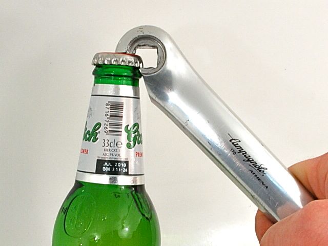 Bicycle Crank Bottle Opener