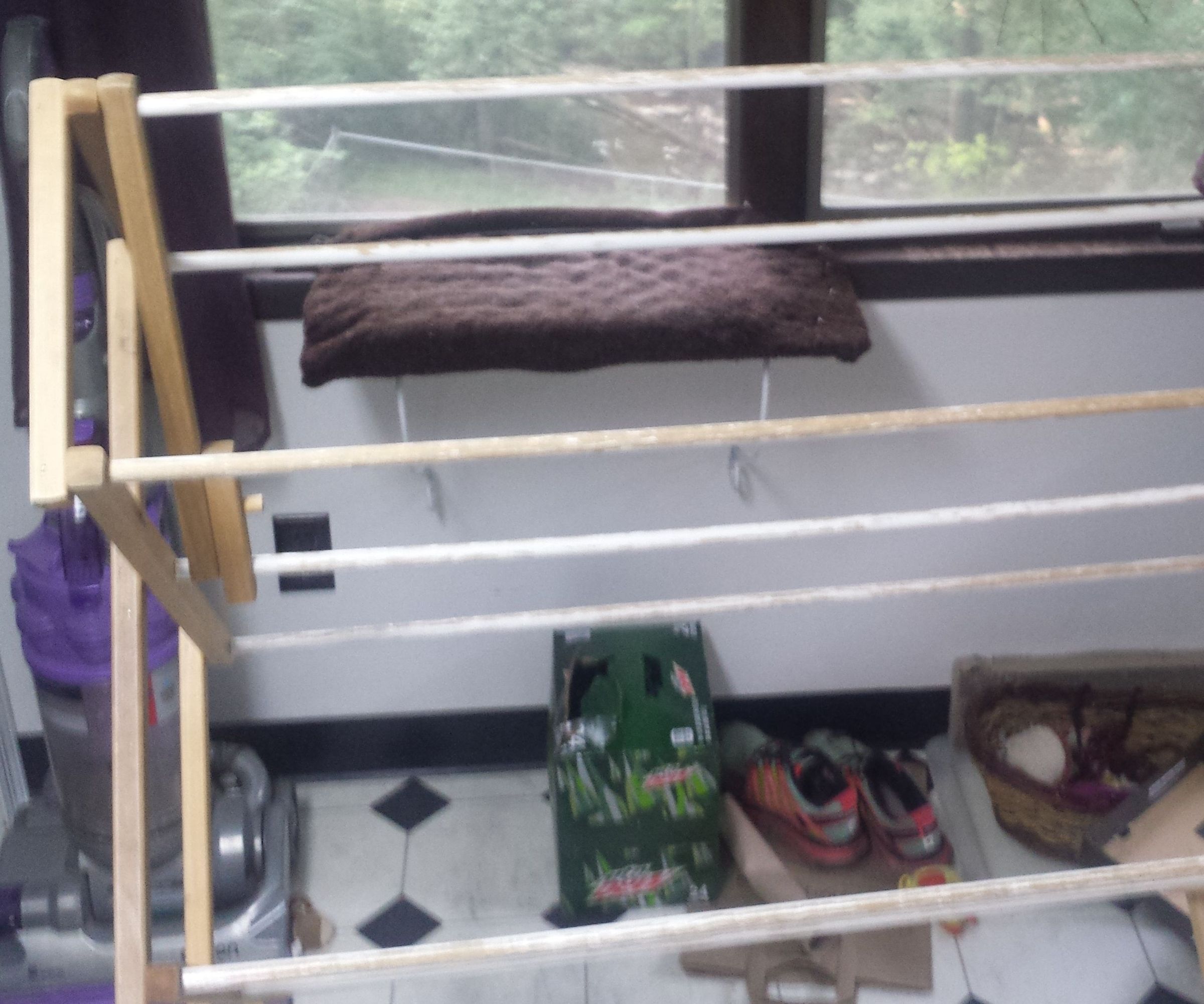 Add Magnetic Catches to Your Drying Rack