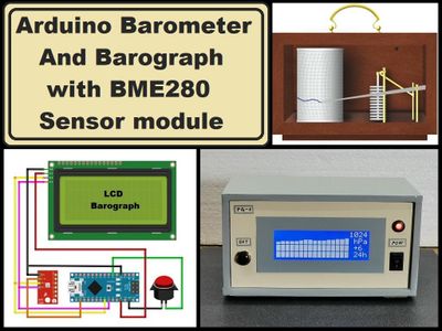 Arduino Barometer + Barograph With BME280 Sensor