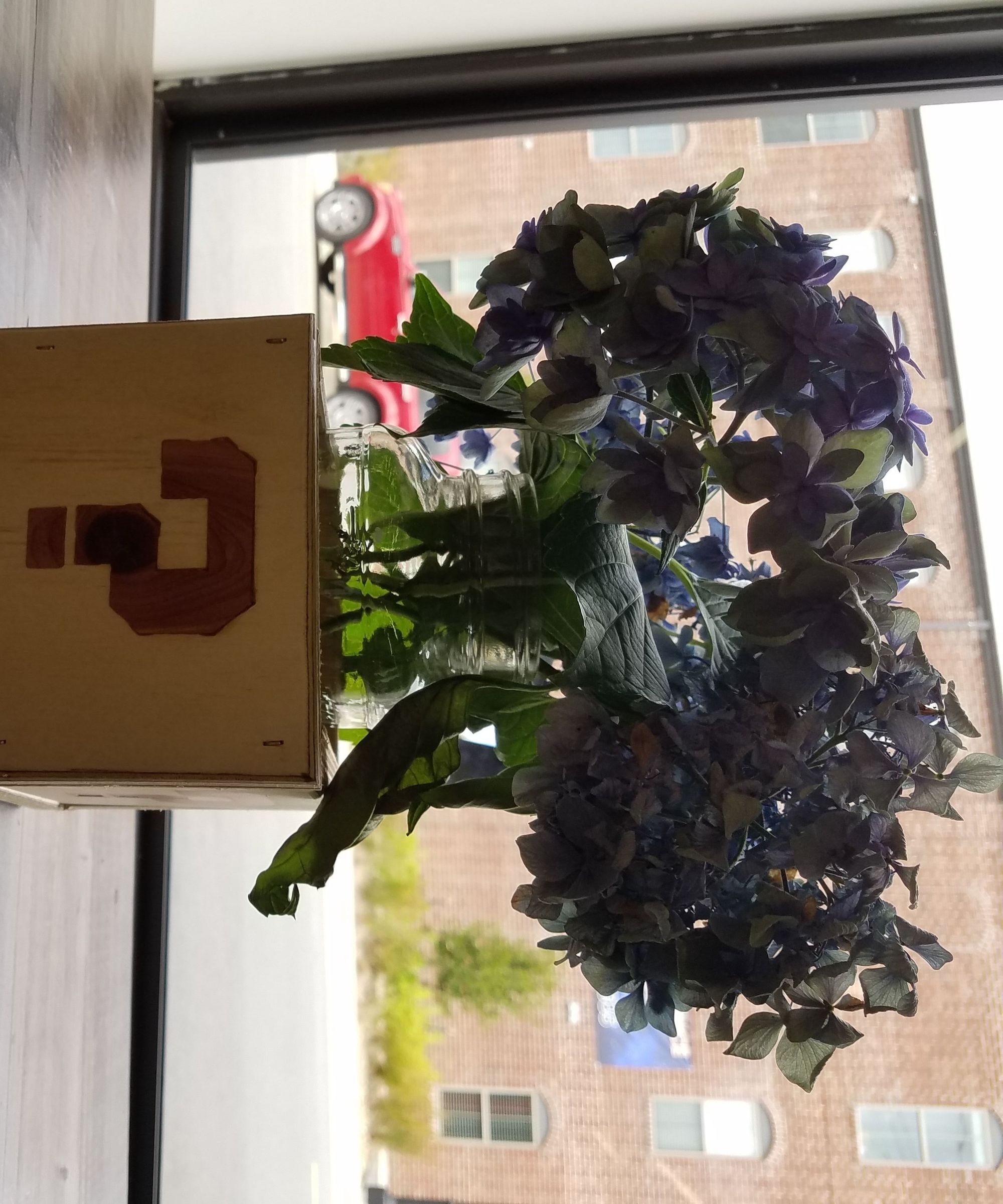 Mario Block Planter Plywood With Cedar CNCed Inlay