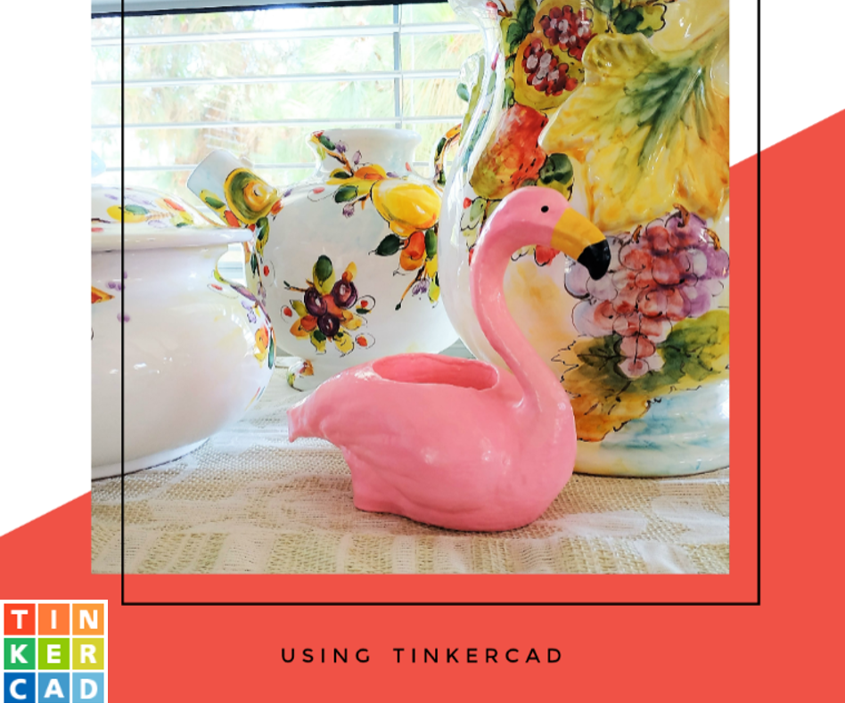Flamingo Planter (Tinkercad)