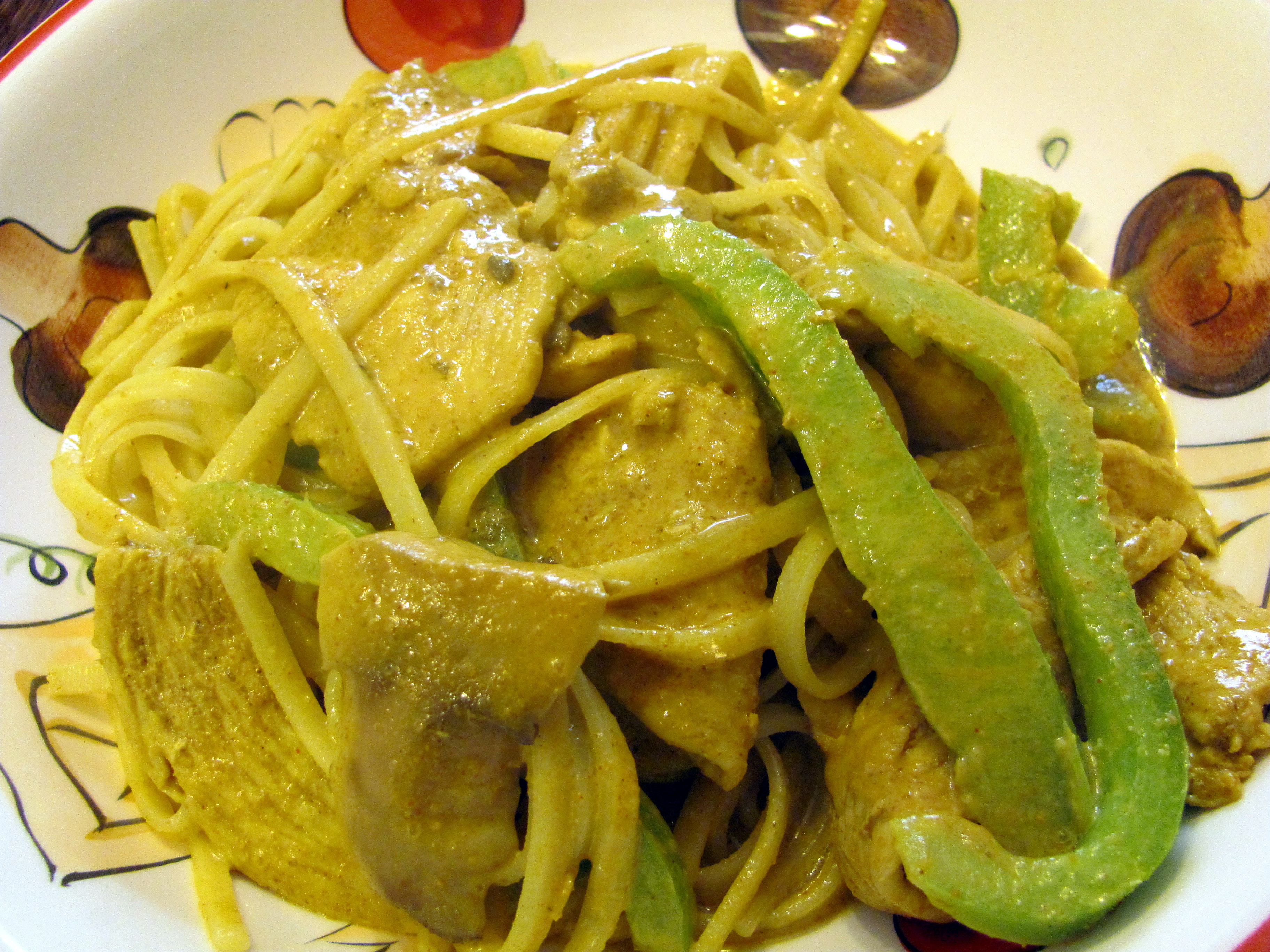 Dutch Oven Thai Curry Noodles