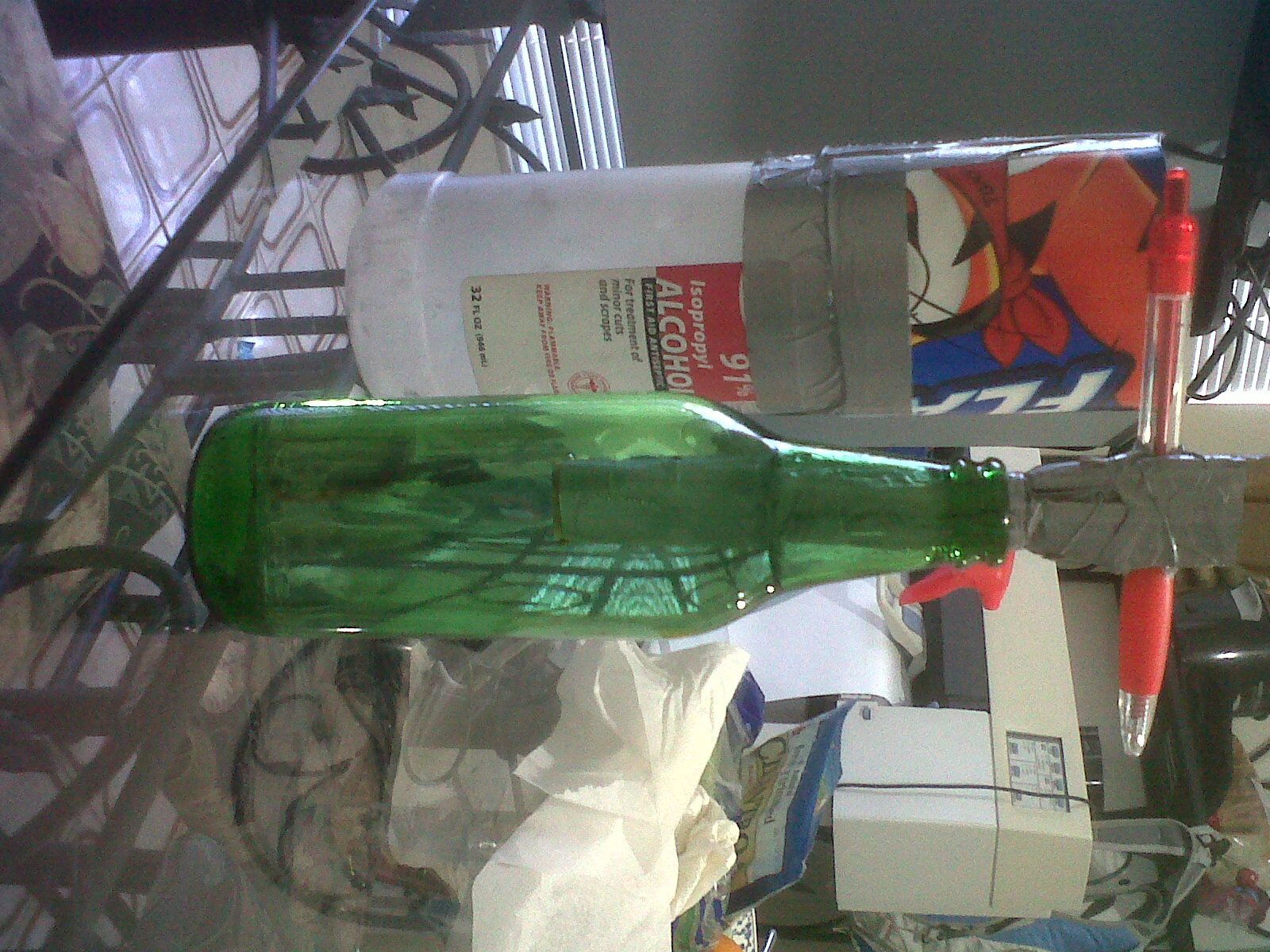 FAKE GLASS BOTTLE / SUGAR GLASS 6 Steps (with Pictures) Instructables