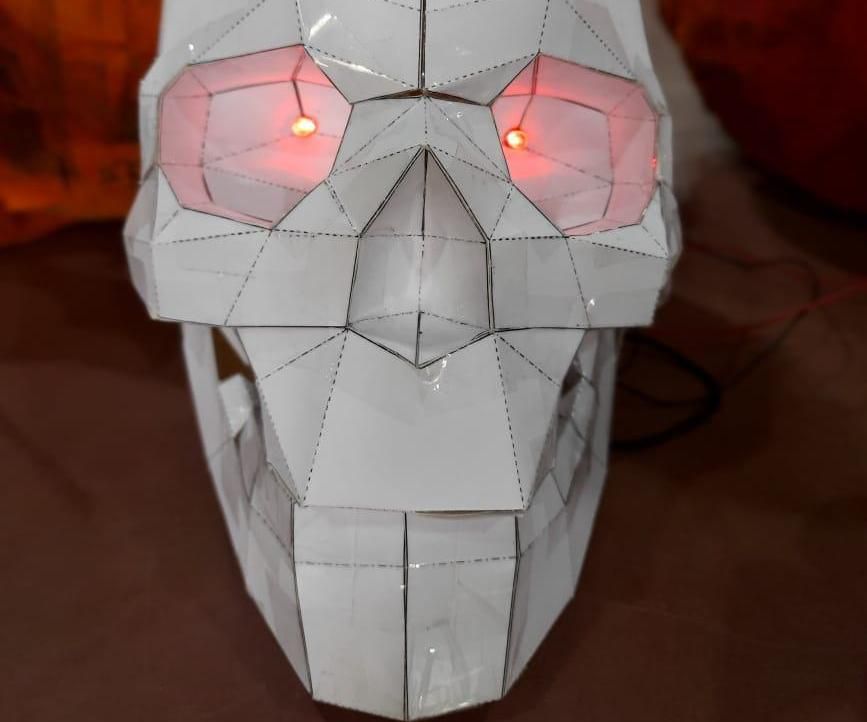 Skull Led Papercraft