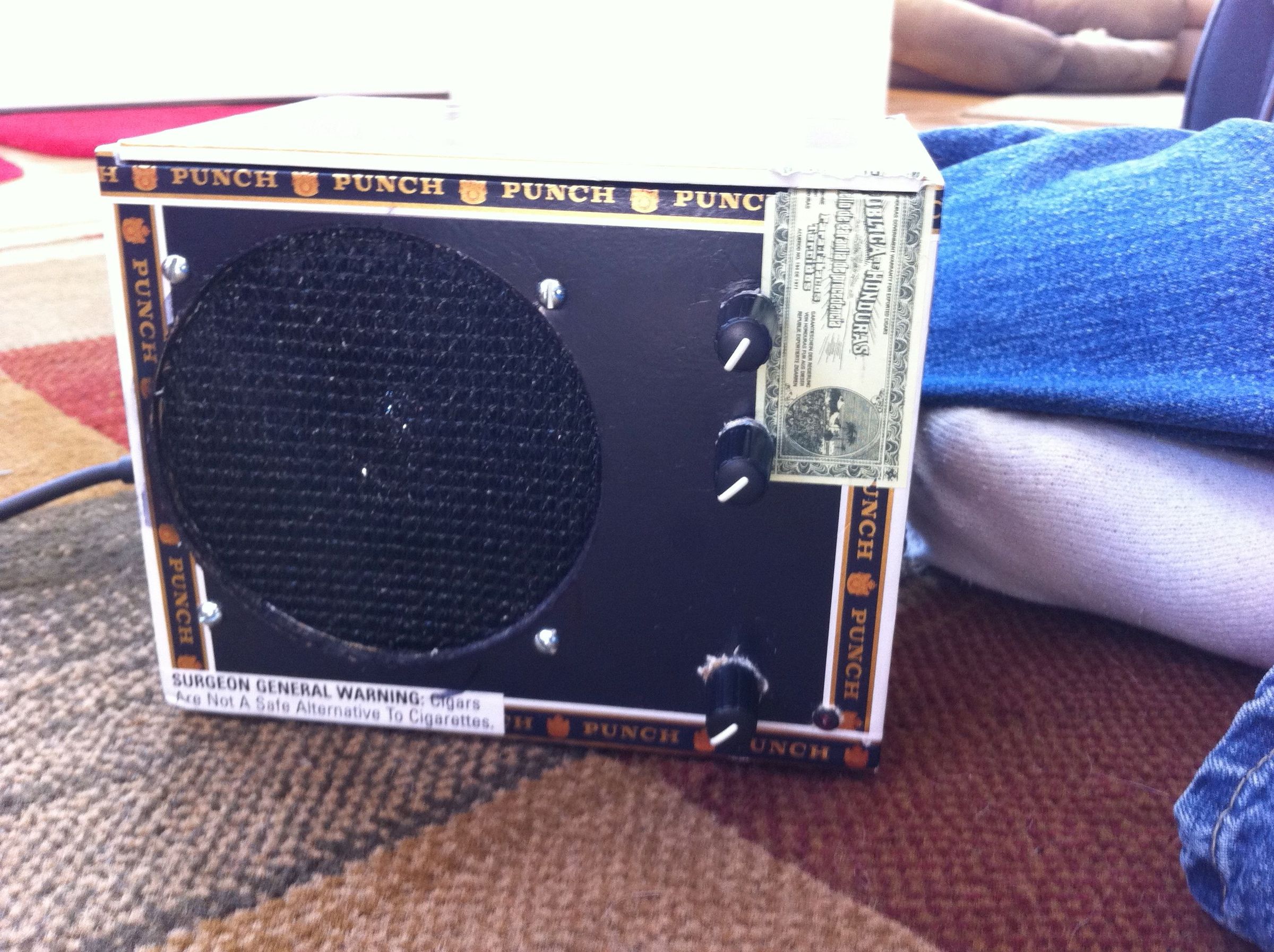 Cigar Box Guitar Amp Project