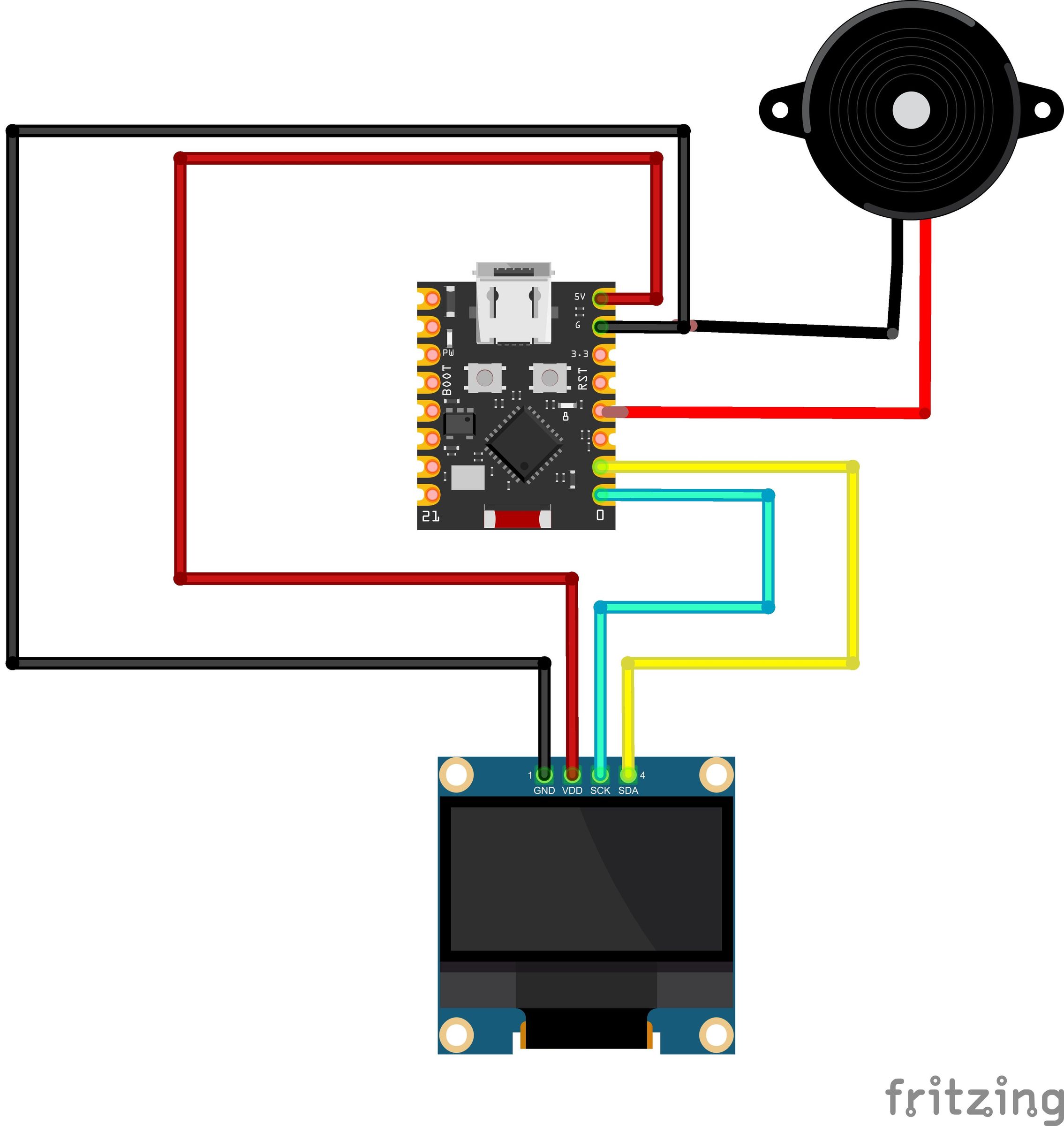 Circuit Diagram ของ ESP32-C3 Smart Cat Feeder