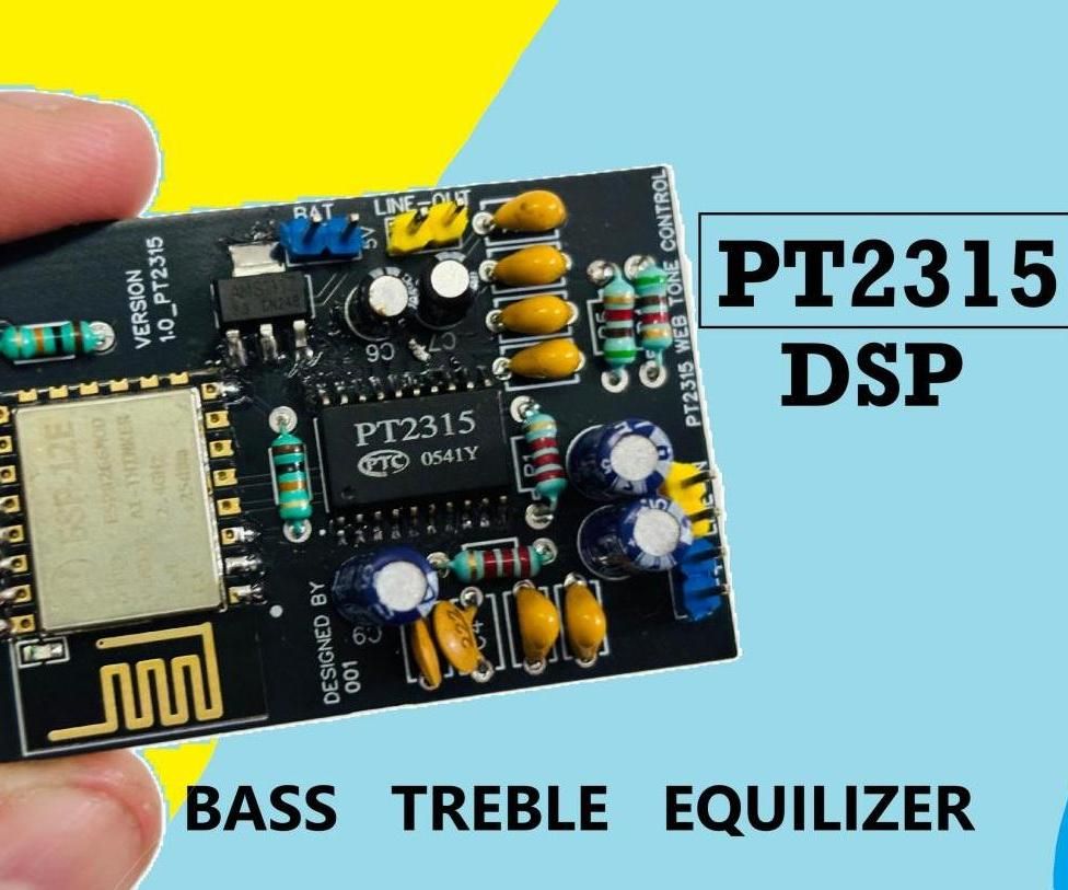 PT2315 WiFi Server Digital Signal Processor