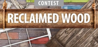 Reclaimed Wood Contest 2016