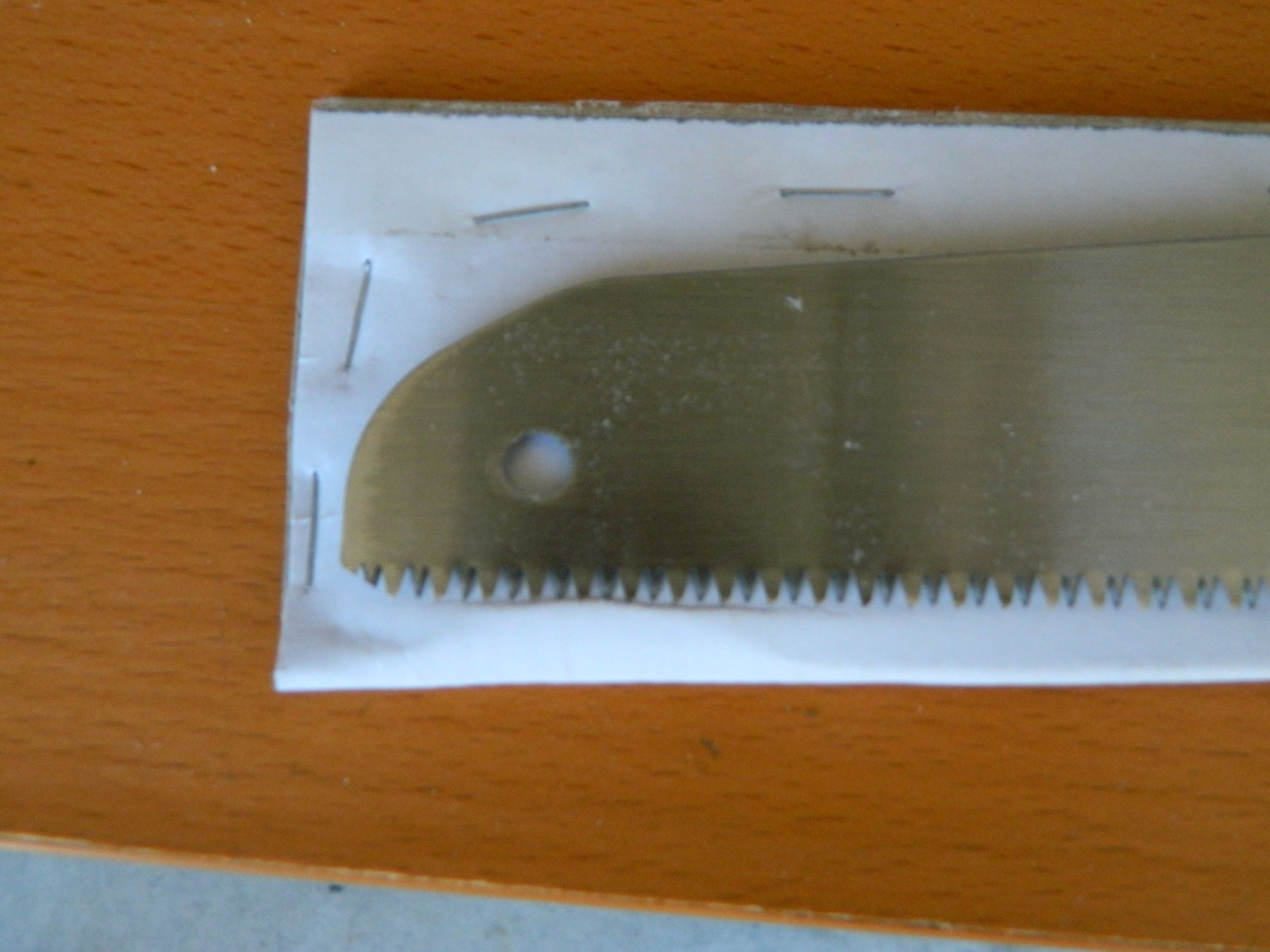 Cardboard Hand Saw Blade Guard 5 Steps Instructables