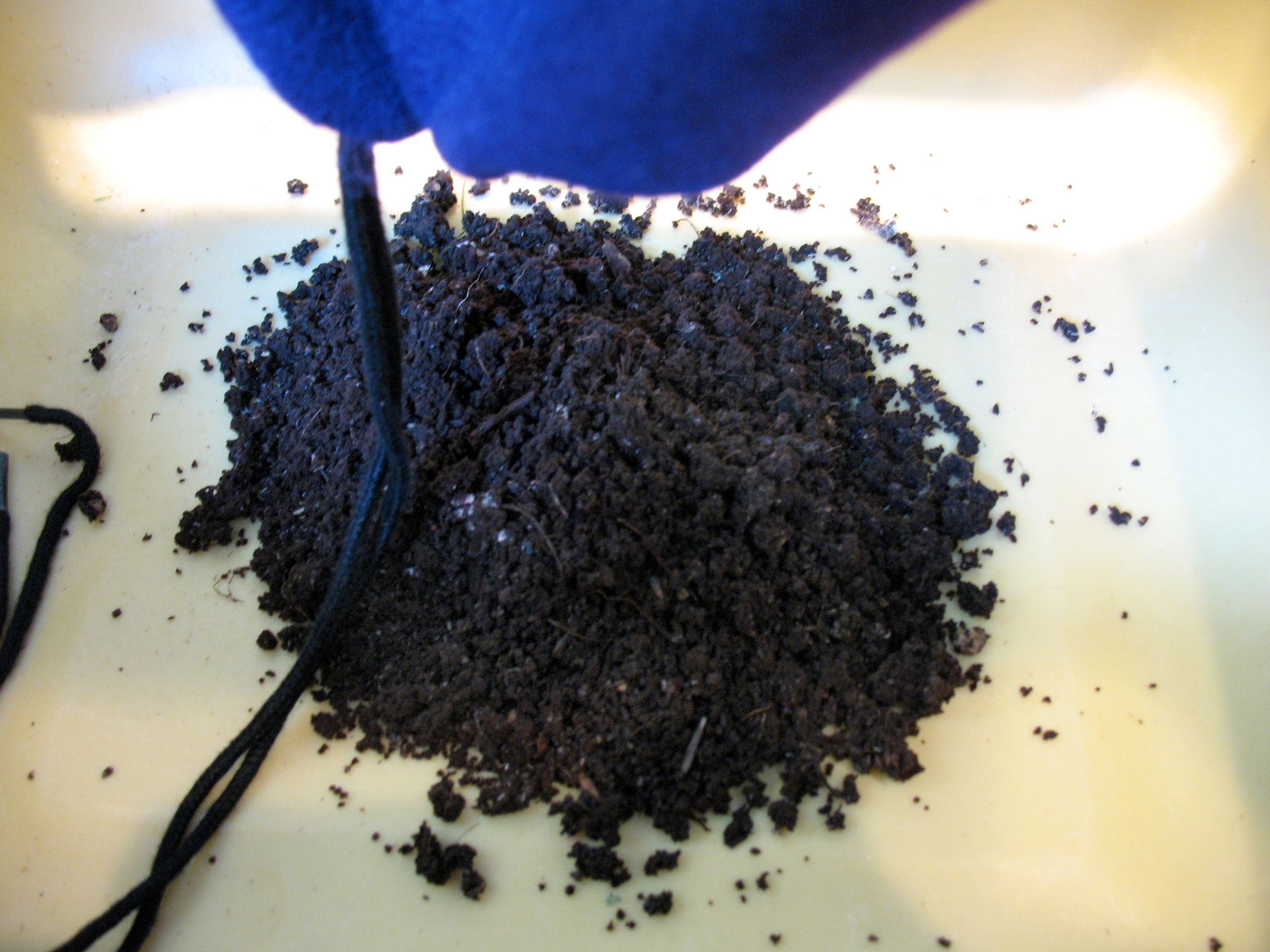 Worm Bin Bag for Indoor and Easy Separation of Worms