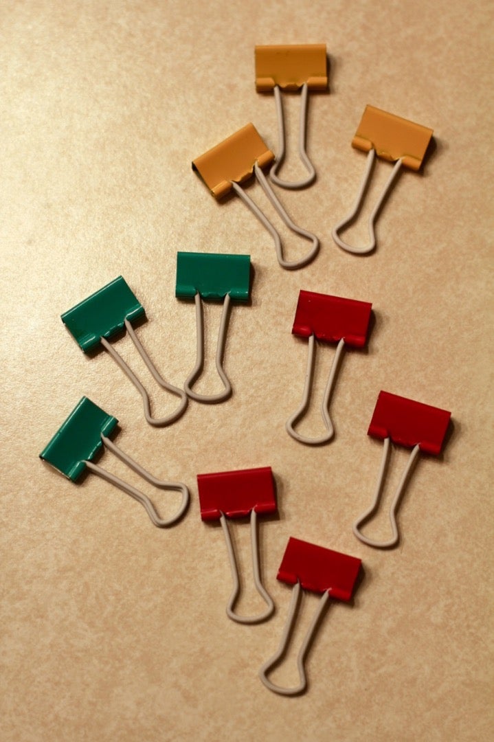 Buy Colored Binder Clips