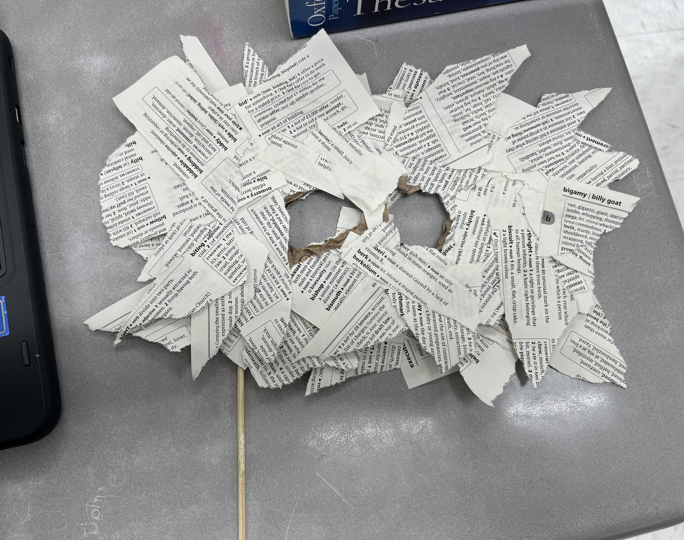 Masquerade Book Paper Mask