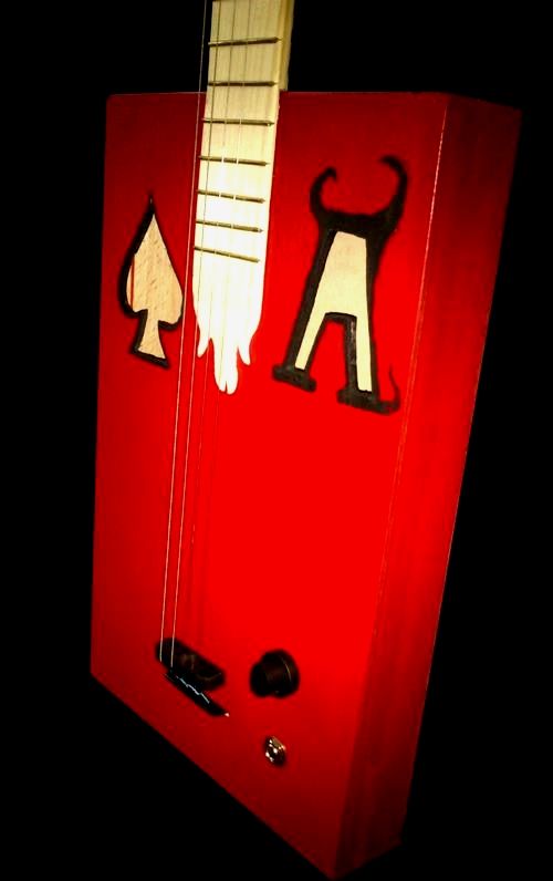 Rock Ace - 4 Strings Cigar Box Guitar