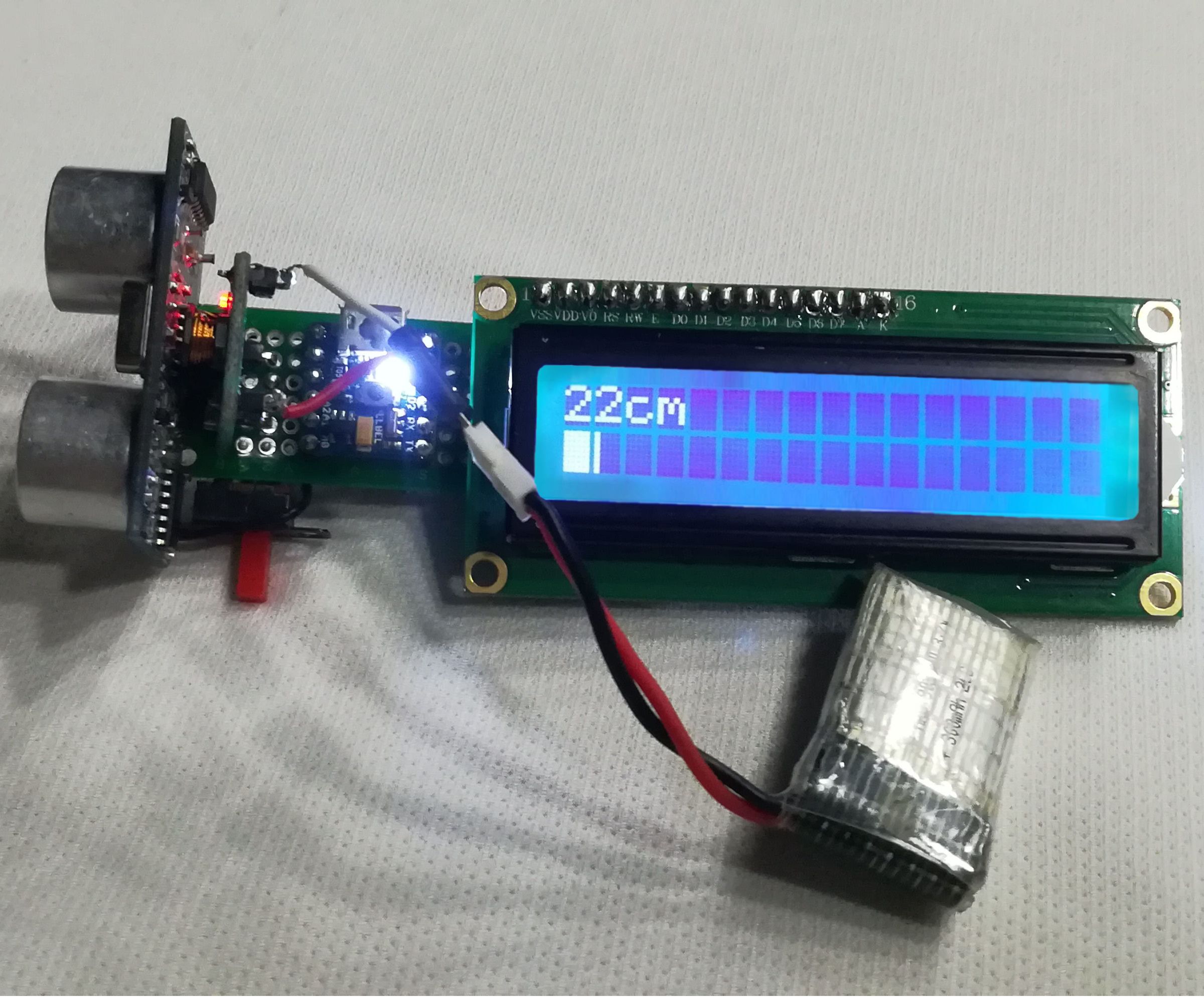 Portable Distance Measuring Device With Arduino!