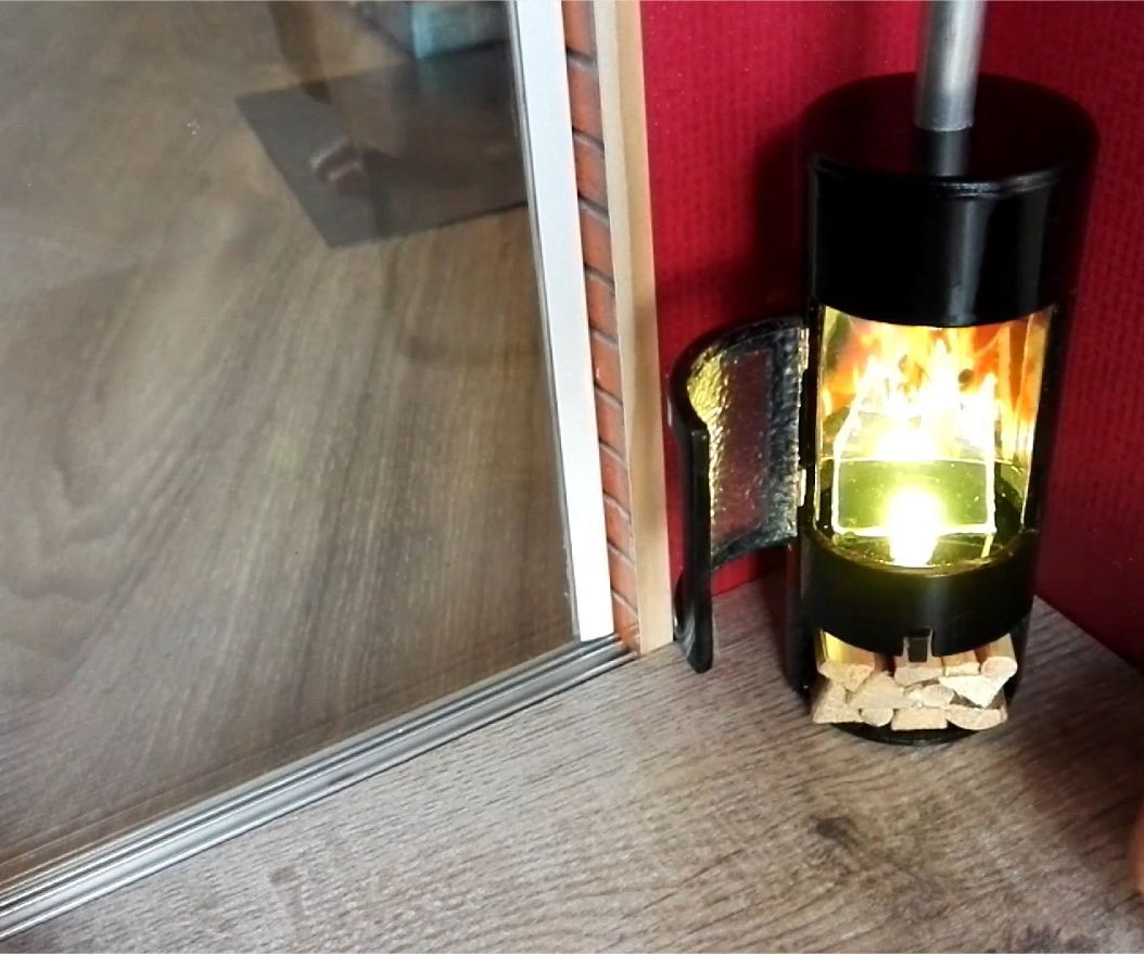 Making a Wood Stove for Barbie Dollhouse (RGB LED + ATtiny 85)