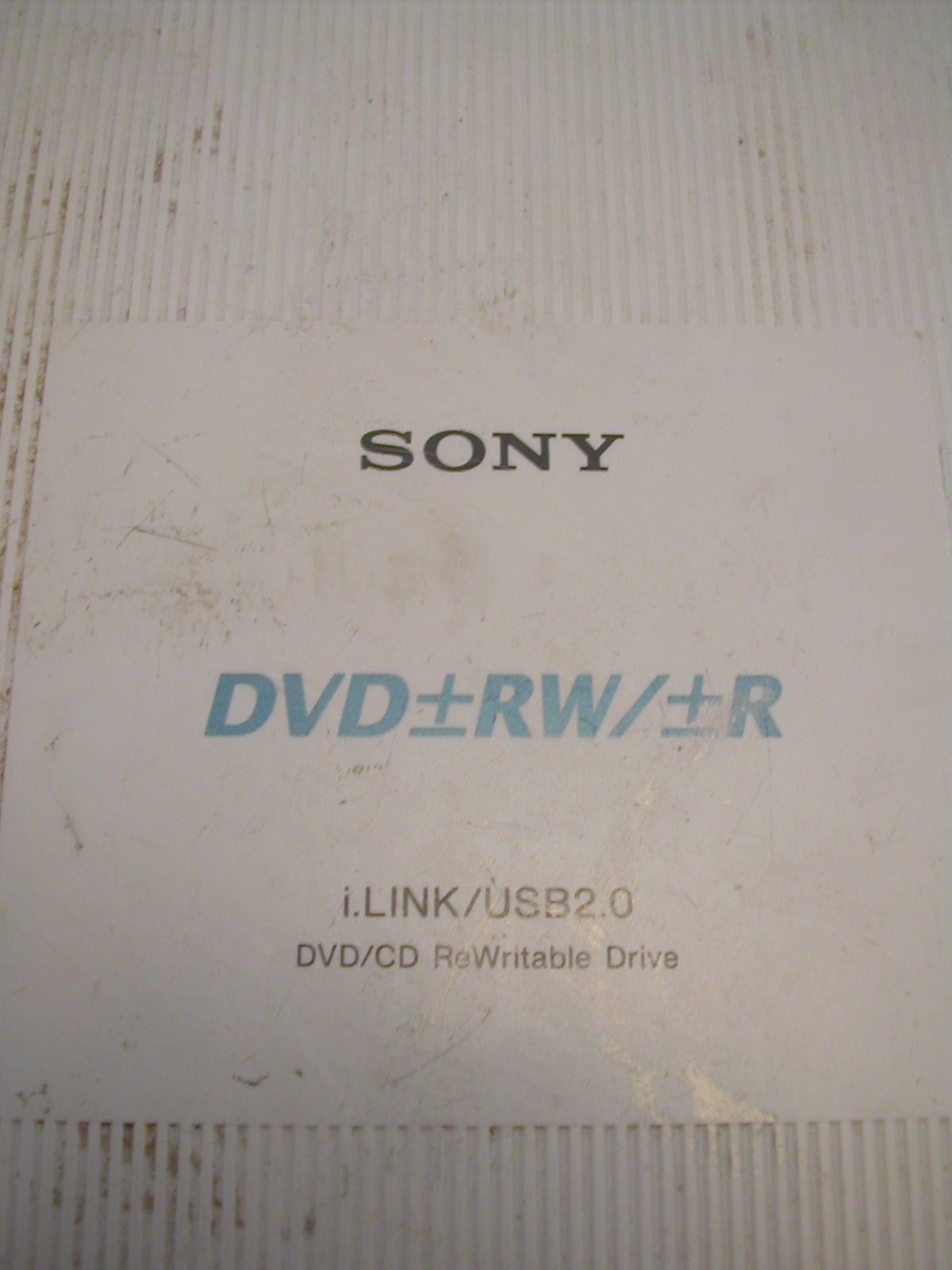 Reviving an external DVD R/RW