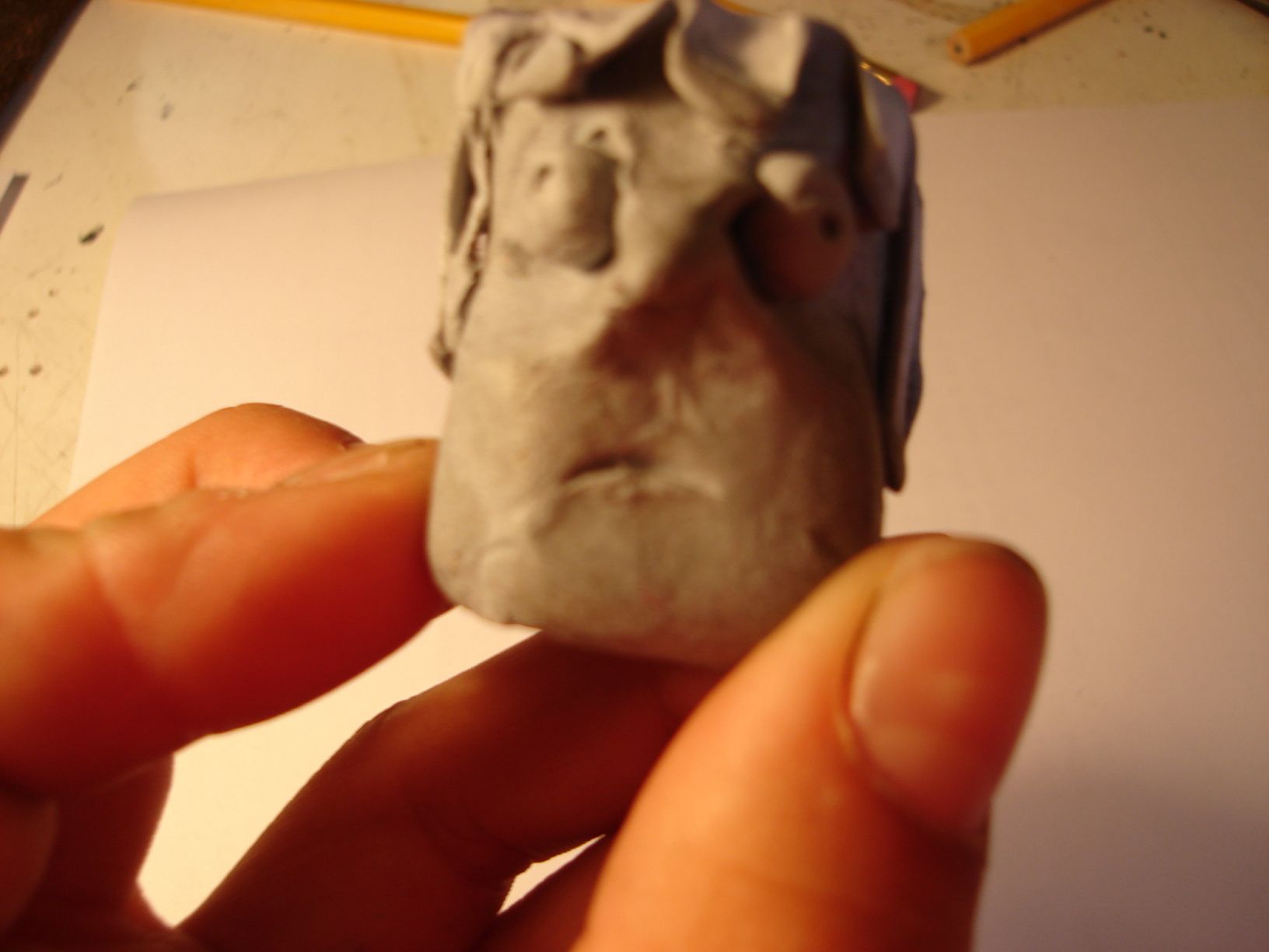 Blu Tack Face