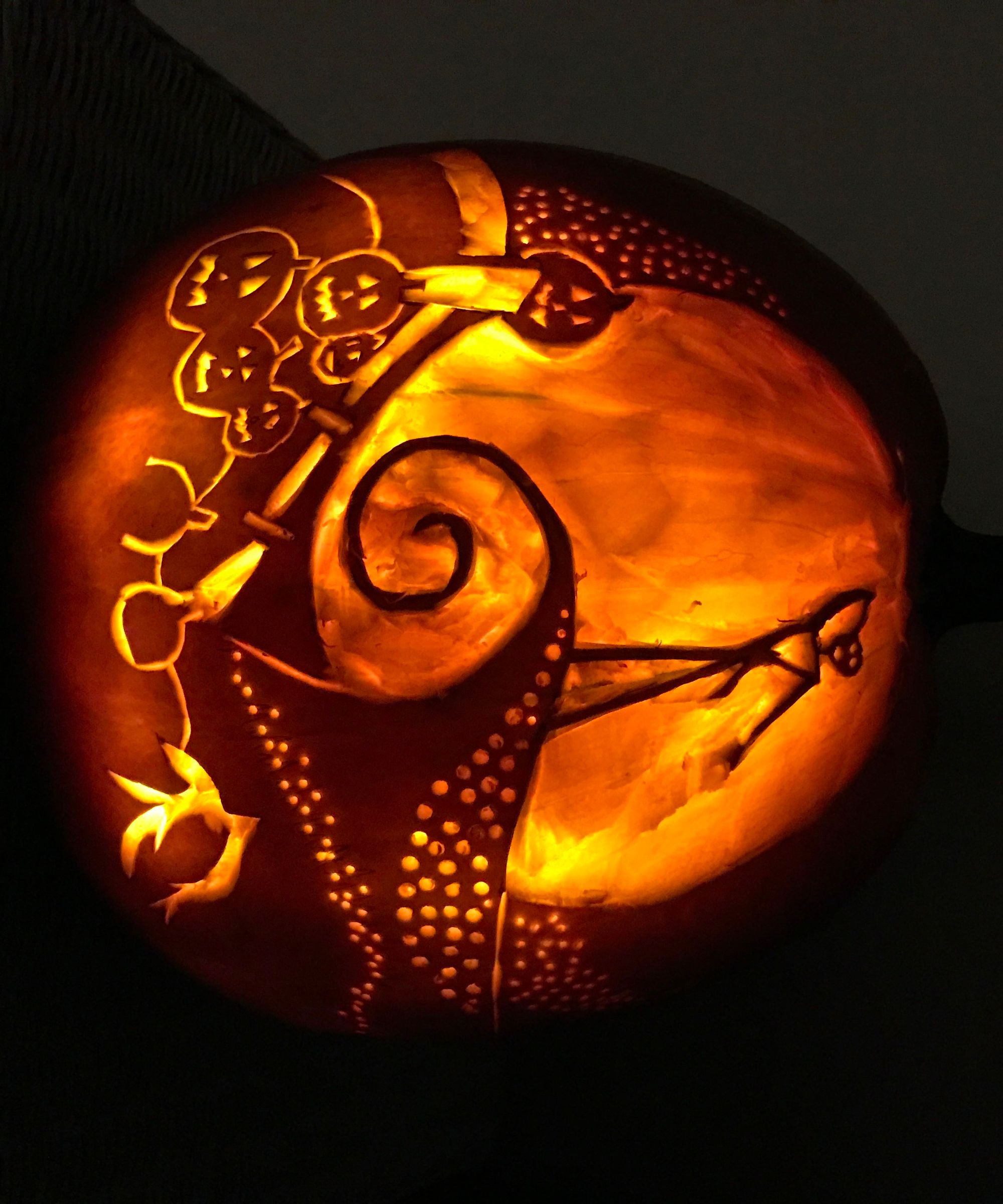 The Nightmare Before Halloween Pumpkin