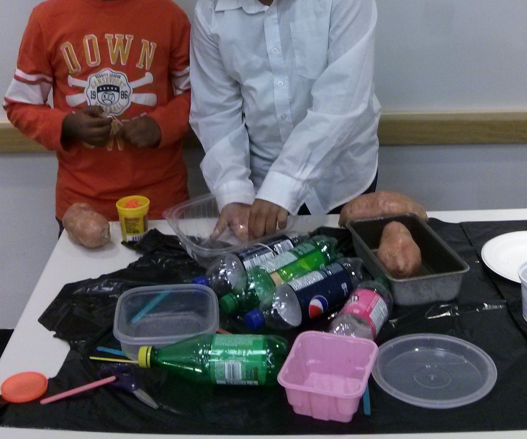 Teaching Buoyancy with Potato Boats
