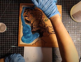 Pour the Epoxy Resin