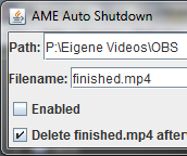 Automated Shutdown After Rendering/Encoding
