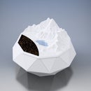 Heritage Planter : Self Watering , Low Poly Planter With Landscaped Lid
