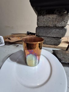 Annealing Metals (Copper and Brass) With a Hotplate to Make Rainbow and Different Colors Effects for Art.