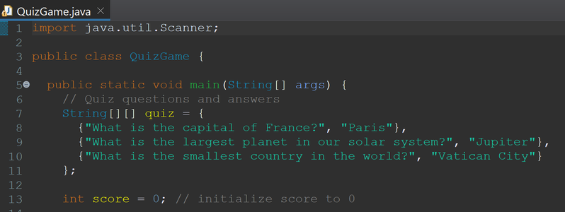 Java Quiz Game : 11 Steps - Instructables