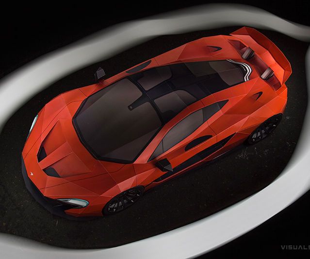 McLaren P1 DIY Paper-Super-Craft