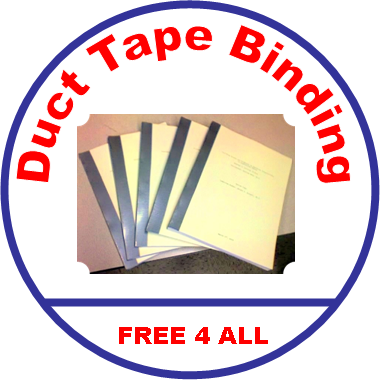 Duct Tape Book Binding - Cheepo Delux