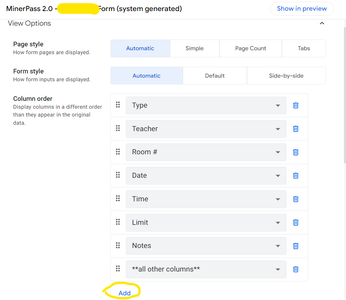 Edit the System Generated "Details" and "forms" Under Views